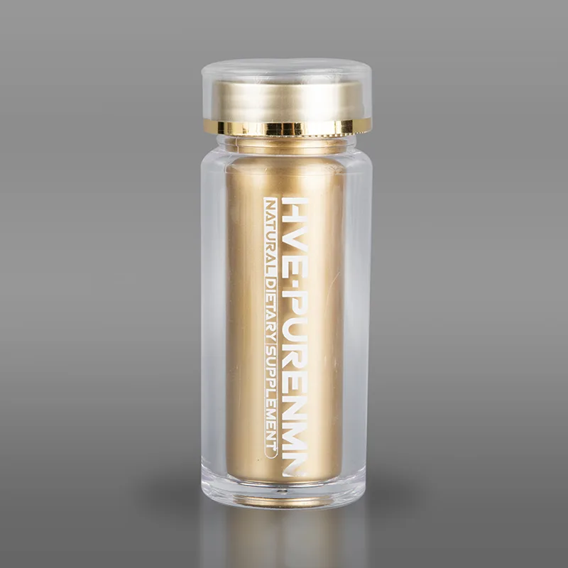 Bottiglia cosmetica acrilica per capsule