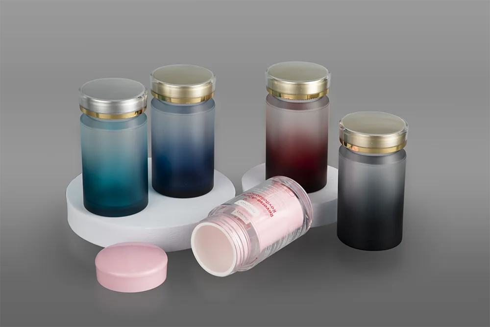 PETG Cosmetic Bottle For Capsules